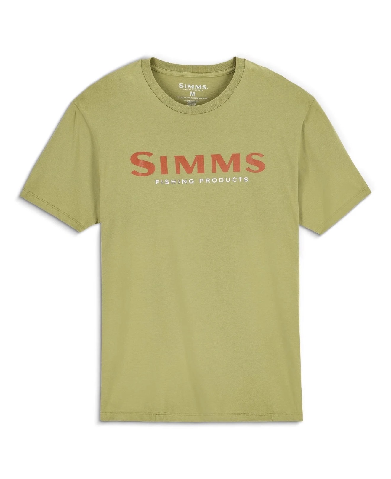 Simms M's Logo T-Shirt - Tent Green - XL